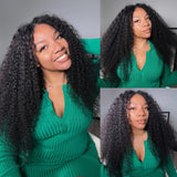 LALAS Hair Perruque U Part Jerry Curly en Cheveux Naturels - Glueless