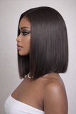 Perruque 13*4 Frontal Bob Wig 10" 100% Human Hair