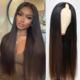 LALAS Hair Perruque Yaki U Part 100% Cheveux Naturels - Glueless