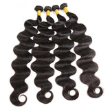 LALAS Hair Malaysian Body Wave 4 Pcs 100% Human Remy Hair Natural Color