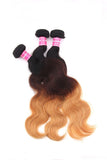 LALAS HAIR Ombre Body Wave 3 Bundles 100% Human Remy Hair