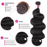 LALAS Hair Body Wave 100% Human Remy Hair Bundles 1/3Pcs
