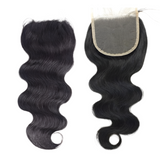 LALAS HAIR Closure Body Wave 100% Cheveux Brésiliens Vierge HD