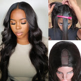 LALAS Hair Perruque U Part en Cheveux 100% Naturels - Glueless