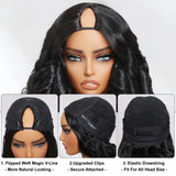 LALAS Hair Perruque V-Part Ondulations Naturelles - 150% Densité