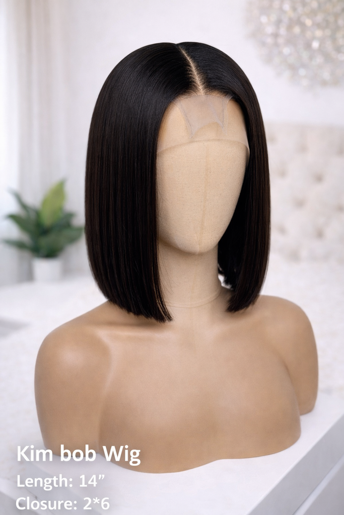Perruque 2*6 Kim Bob Wig SDD Raw Hair
