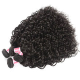 LALAS Hair 1/3 Pcs Bundles Water Wave 100% Remy Human Hair Natural Color