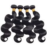 LALAS Hair Malaysian Body Wave 4 Pcs 100% Human Remy Hair Natural Color