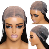 LALAS Hair Reddish Brown 7x5 Yaki Straight Bob Wig  150% Density