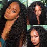LALAS Hair Perruque bouclée naturelle U-Part - Glueless