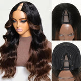 LALAS Hair Perruque V-Part Ondulations Naturelles - 150% Densité