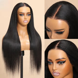 LALAS Hair  7x5 13x4 Yaki Straight Wig 100% Human Hair 150% Density