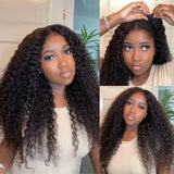 LALAS Hair Perruque U Part Jerry Curly en Cheveux Naturels - Glueless