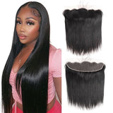 LALAS HAIR Closure Frontale 13x4 Cheveux Brésiliens 100% Naturels