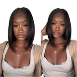 LALAS Hair 4x4 Lace Closure Bob Wig Human Hair 150% Density