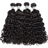 LALAS Hair 1/3 Pcs Bundles Water Wave 100% Remy Human Hair Natural Color