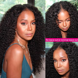 LALAS Hair Perruque U Part Jerry Curly en Cheveux Naturels - Glueless