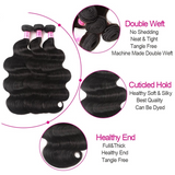 LALAS Hair Body Wave 100% Human Remy Hair Bundles 1/3Pcs