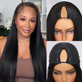 LALAS Hair  Perruque Clip-in V-Part, densité 150% - Glueless