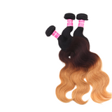 LALAS HAIR Ombre Body Wave 3 Bundles 100% Human Remy Hair