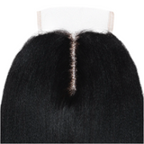 LALAS HAIR Closure T-Part Yaki Lisse – 150% Naturelle