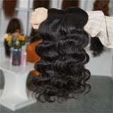 Unice Hair Body Wave Bundles With 5x5 HD Lace Closure Natural Color 100% Human Hair 3/4 PCS Bundles With Closure