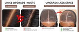 UNICE Hair Reddish Brown Yaki Bob Wig 7x5 Lace Pre Cut Pre Bleached Glueless Wig Human Hair Ready To Wear 150% Density