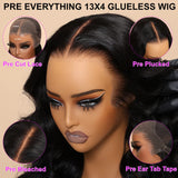 UNice Hair Pre Everything 13x4 Frontal Wig Human Hair Yaki Straight Bob Wig Pre Bleached Pre Cut Short Bob Lace Front Wigs
