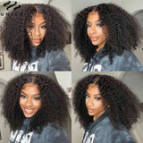 Perruque Kinky Curly 7x5 en Cheveux Humains – 200% Densité,