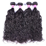LALAS Hair 1/3 Pcs Bundles Water Wave 100% Remy Human Hair Natural Color