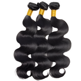 LALAS Hair Malaysian Body Wave 4 Pcs 100% Human Remy Hair Natural Color