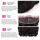 UNice Hair Loose Wave Bundles With 13x4 Lace Frontal 100% Human Hair Bundles 3/4PCS With Free Part Frontal Make 250% Density Wig