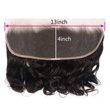 UNice Hair Loose Wave Bundles With 13x4 Lace Frontal 100% Human Hair Bundles 3/4PCS With Free Part Frontal Make 250% Density Wig