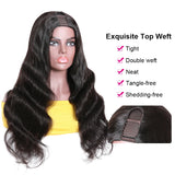 LALAS Hair Perruque U Part en Cheveux 100% Naturels - Glueless
