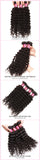 Unice Hair Deep Wave Brazilian Hair Weave Bundles 3 PCS Natural Color 100% Human Hair Weaving Remy Hair Extension 12-26 Inch