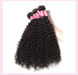Unice Hair Peruvian Curly Hair Bundles 1 Piece Human Hair Extensions 8"-26" 100% Remy Human Hair Weave Bundles Natural Color