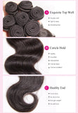 UNICE Hair Bundles Malaysian Body Wave 4 Bundles 100% Remy Hair Weaving Natural Color Human Hair Weaves 8-30inch Free Shipping