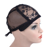 LALAS HAIR Bonnet Perruque Noir x5 – Élastique, Ajustable, Pour Tissage
