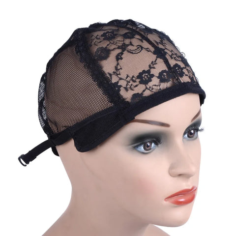 LALAS HAIR Bonnet Perruque Noir x5 – Élastique, Ajustable, Pour Tissage