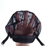 LALAS HAIR Bonnet Perruque Noir x5 – Élastique, Ajustable, Pour Tissage
