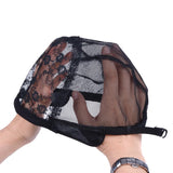 LALAS HAIR Bonnet Perruque Noir x5 – Élastique, Ajustable, Pour Tissage