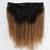 LALAS HAIR Extensions Clip Afro Crépu Naturel – Cheveux Vierge 120g