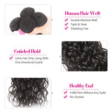 LALAS Hair 1/3 Pcs Bundles Water Wave 100% Remy Human Hair Natural Color