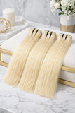 EXTENSIONS TISSAGE - BLOND PLATINE CHAUD #613