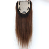 Topper Ombre 5x5” en Cheveux Humains Remy – Base Soie, Clips Intégrés, Effet Cuir Chevelu Naturel