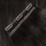 LALAS HAIR Extensions Clip à Bande Fine – Remy 6pcs 120g
