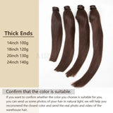 LALAS HAIR Ponytail Brun Chocolat #2 – Clip-in 14–22” Naturel