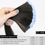 LALAS HAIR Tape-in Mini Extensions – 10 Pièces Invisibles Pour Tempes
