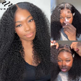 Perruque Kinky Curly 7x5 en Cheveux Humains – 200% Densité,