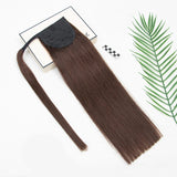 LALAS HAIR Ponytail Brun Chocolat #2 – Clip-in 14–22” Naturel